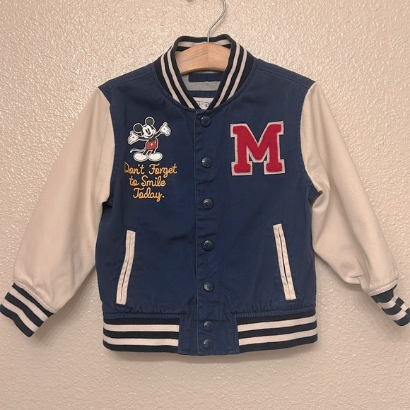 Gap x Disney Mickey Mouse Varsity Jacket - Picture 2 of 9